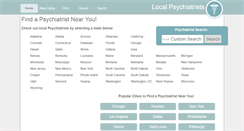 Desktop Screenshot of louisiana.localpsychiatrists.com