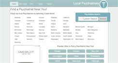 Desktop Screenshot of delaware.localpsychiatrists.com