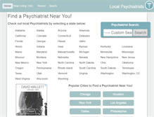 Tablet Screenshot of delaware.localpsychiatrists.com